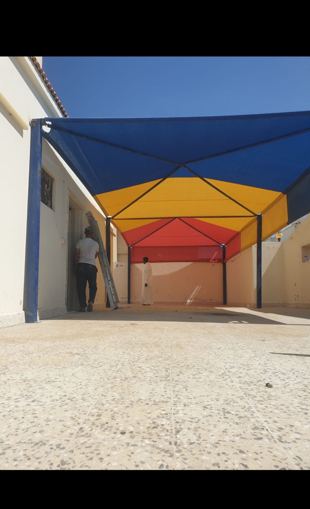 مظلات وسواتر وبيوت شعر وجميع انوع واشكلا المظلات المعلقه - Image 15