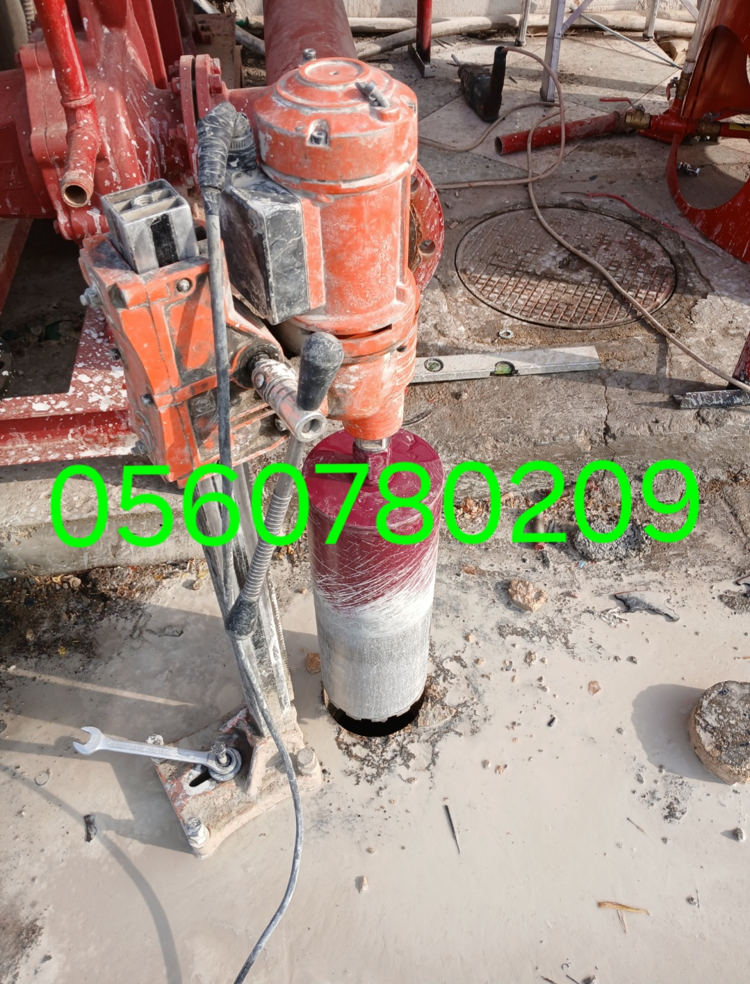 قص وتخريم الخرسانة المسلحة فتحات كور