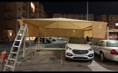 مظلات وسواتر وبيوت شعر وجميع انوع واشكلا المظلات المعلقه - Image 11