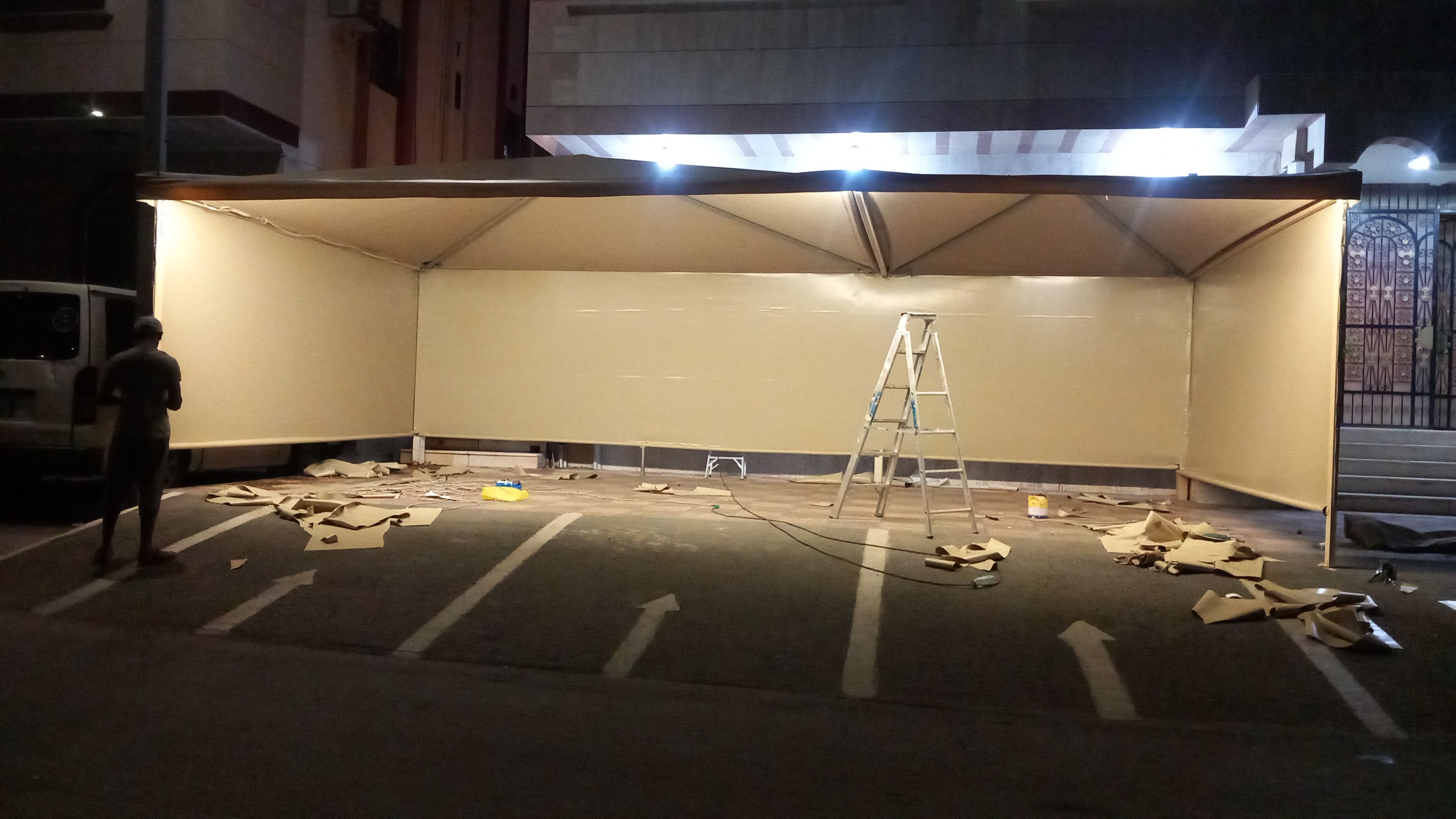 مظلات وسواتر وبيوت شعر وجميع انوع واشكلا المظلات المعلقه - Image 17